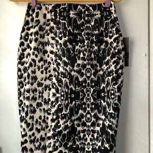 Animal Print Pencil Skirt